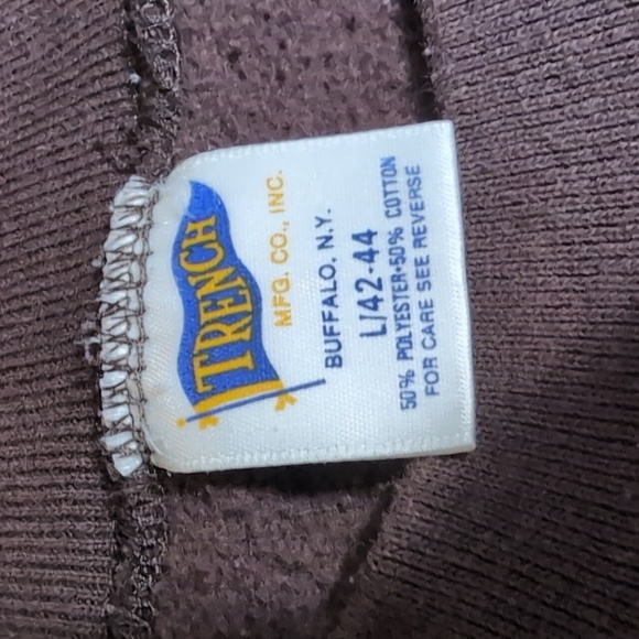 Vintage 1994 Trench Cleveland Browns Sweatshirt Crewneck Graphic Size Large - Picture 4 of 10